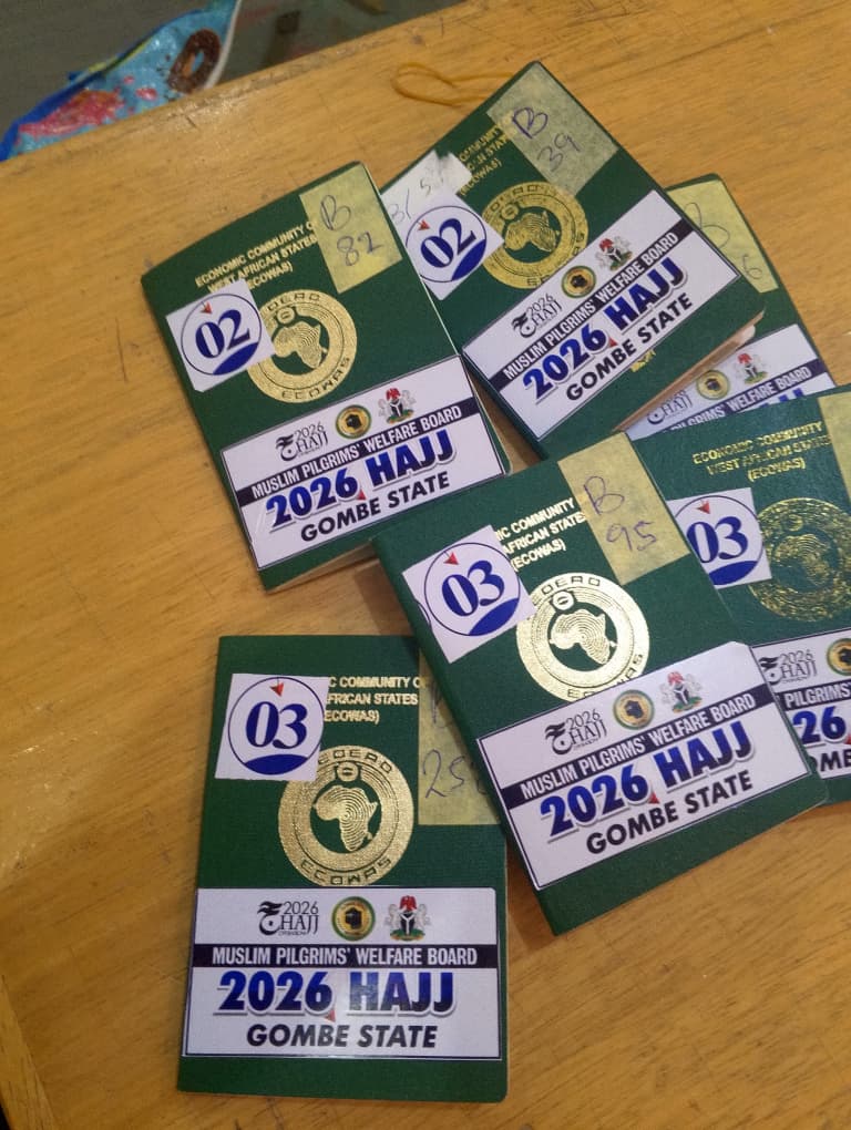 Gombe Begins Printing 2026 Hajj Visas for 960 Pilgrims