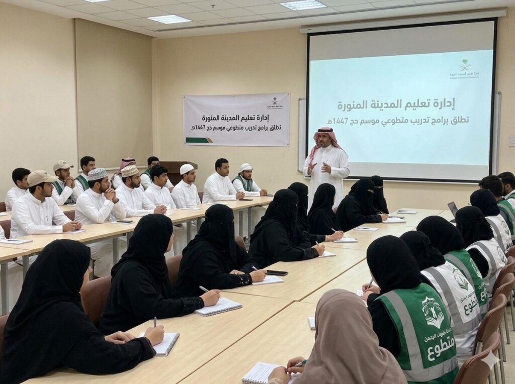 Madinah Launches Training Program for Hajj 2026 Volunteers