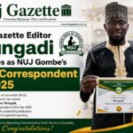 Hajj Gazette Editor Mungadi Emerges as NUJ Gombe's Best Correspondent of 2025