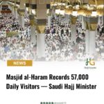 Masjid al-Haram Records 57,000 Daily Visitors — Saudi Hajj Minister