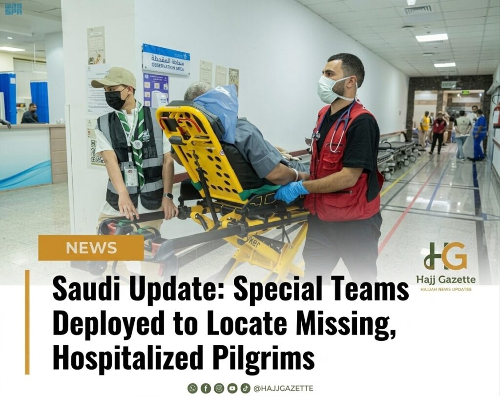 Saudi Deploys Special Teams to Locate Missing, Hospitalized Pilgrims