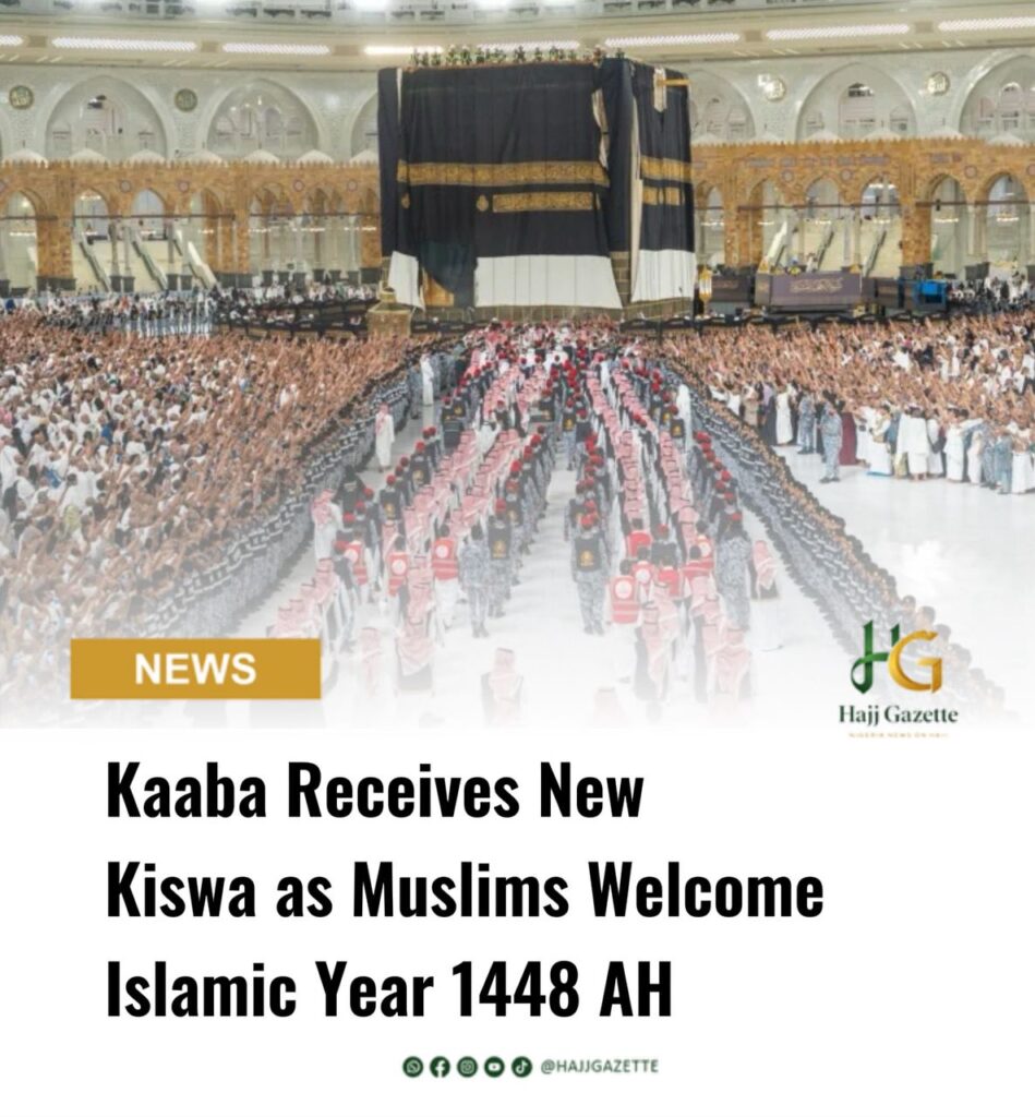 Kaaba Receives New Kiswa as Muslims Welcome Islamic Year 1448 AH