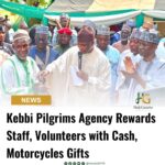 Kebbi Pilgrims Agency Rewards Staff, Volunteers with Cash, Motorcycles Gifts