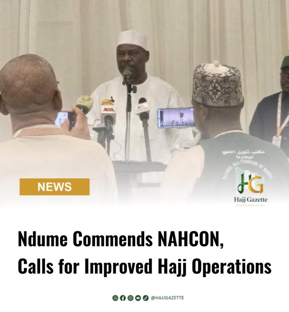 Ndume Commends NAHCON, Calls for Improved Hajj Operations