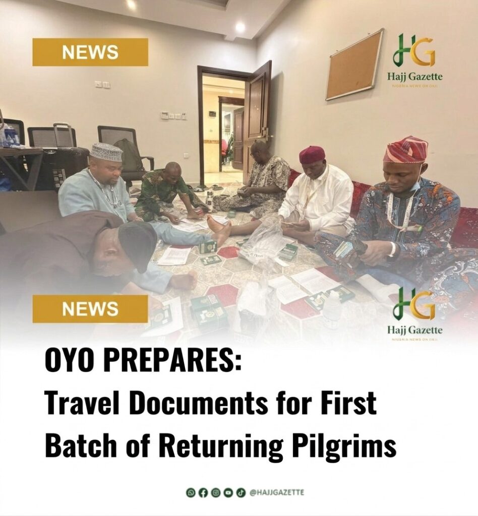 Oyo Prepares Travel Documents for First Batch of Returning Pilgrims
