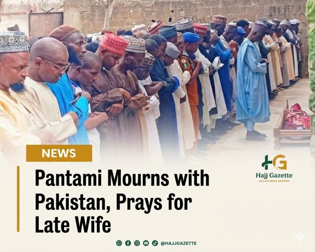 Pantami Mourns with Pakistan, Prays for Late Wife