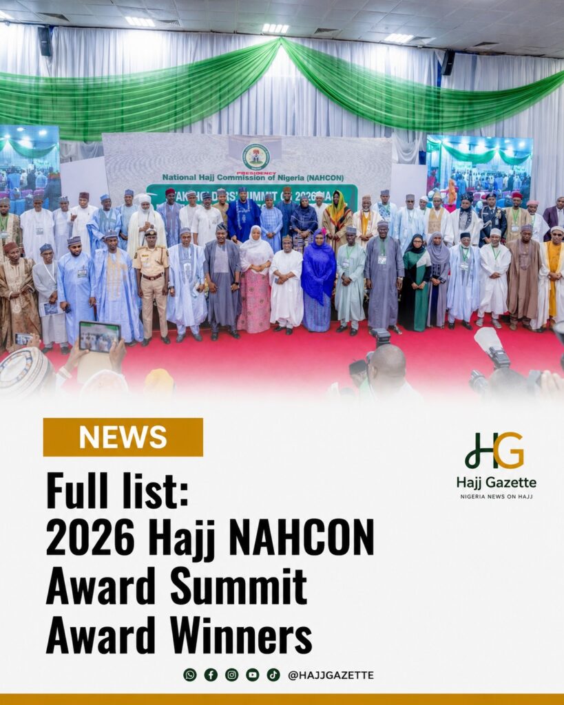 Full list: 2026 Hajj NAHCON Award Summit Award Winners