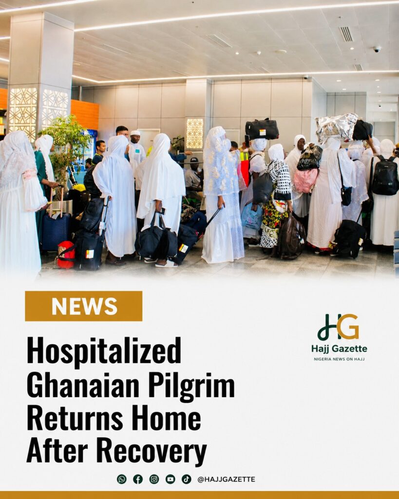 Hospitalized Ghanaian Pilgrim Returns Home After Recovery