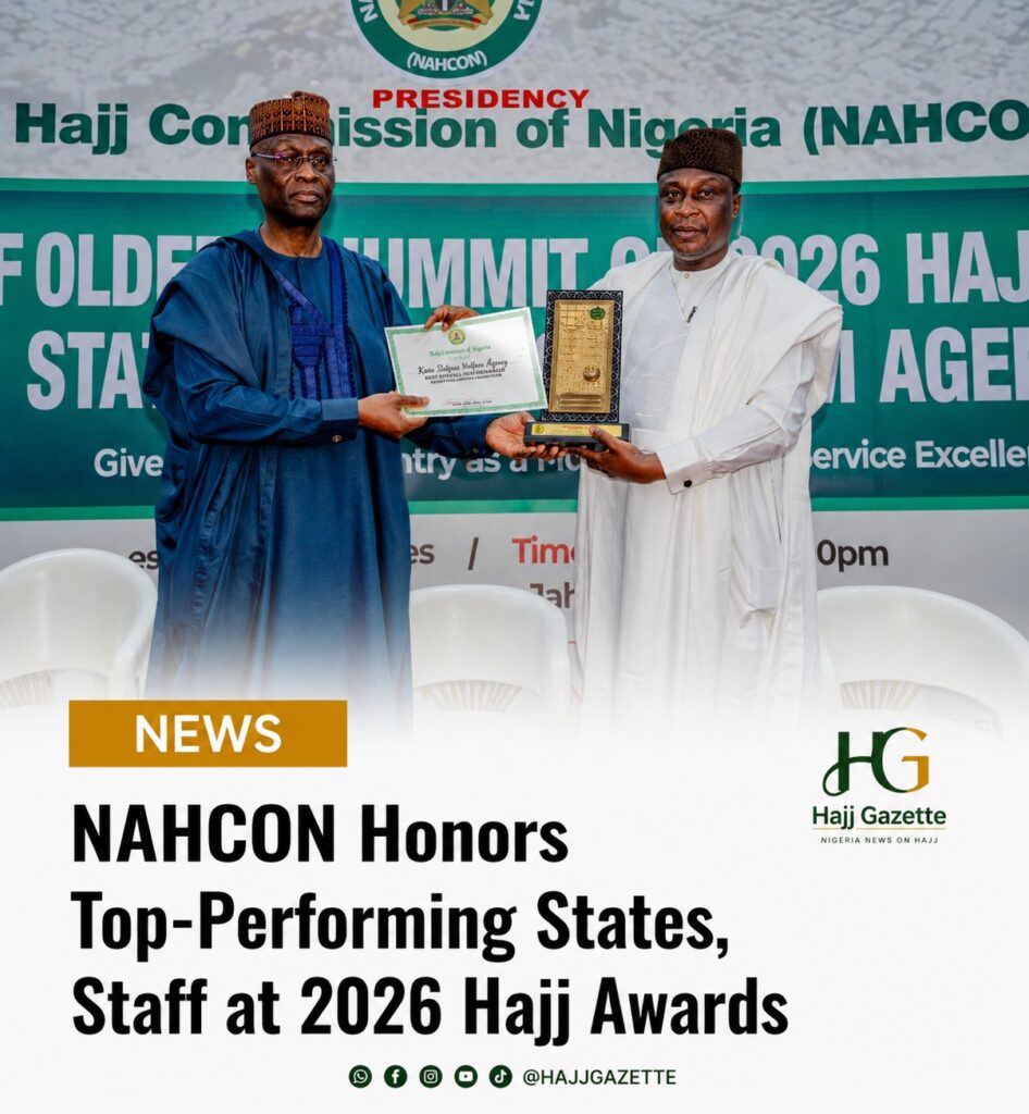 NAHCON Honors Top-Performing States, Staff at 2026 Hajj Awards