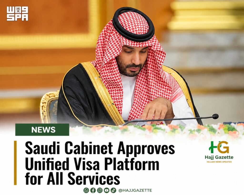 Saudi Cabinet Approves Unified Visa Platform for All Services