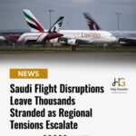 Saudi Flight Disruptions Leave Thousands Stranded as Regional Tensions Escalate