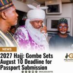 2027 Hajj: Gombe Sets August 10 Deadline for Passport Submission