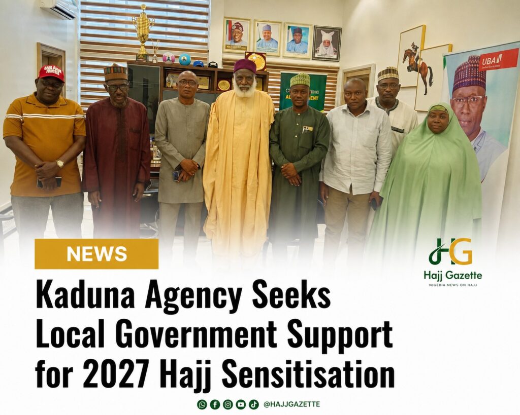 Kaduna Agency Seeks Local Government Support for 2027 Hajj Sensitisation