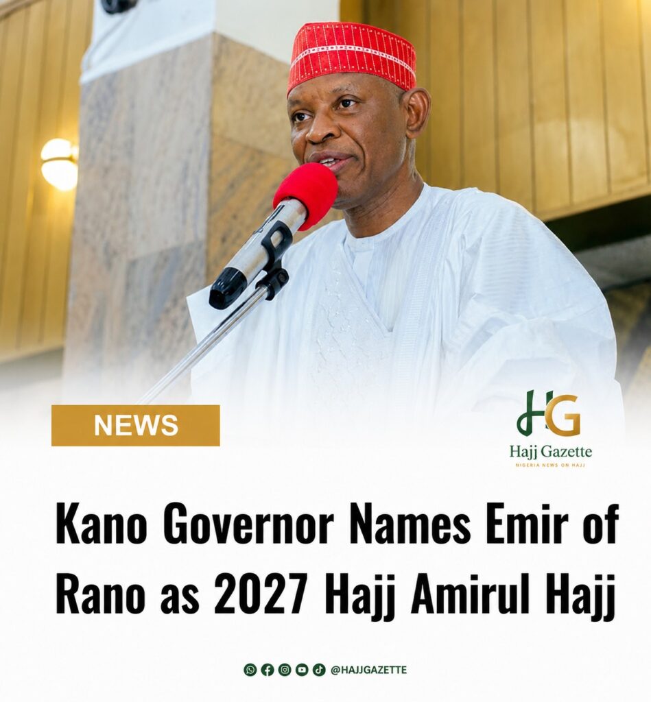 Kano Governor Names Emir of Rano as 2027 Hajj Amirul Hajj