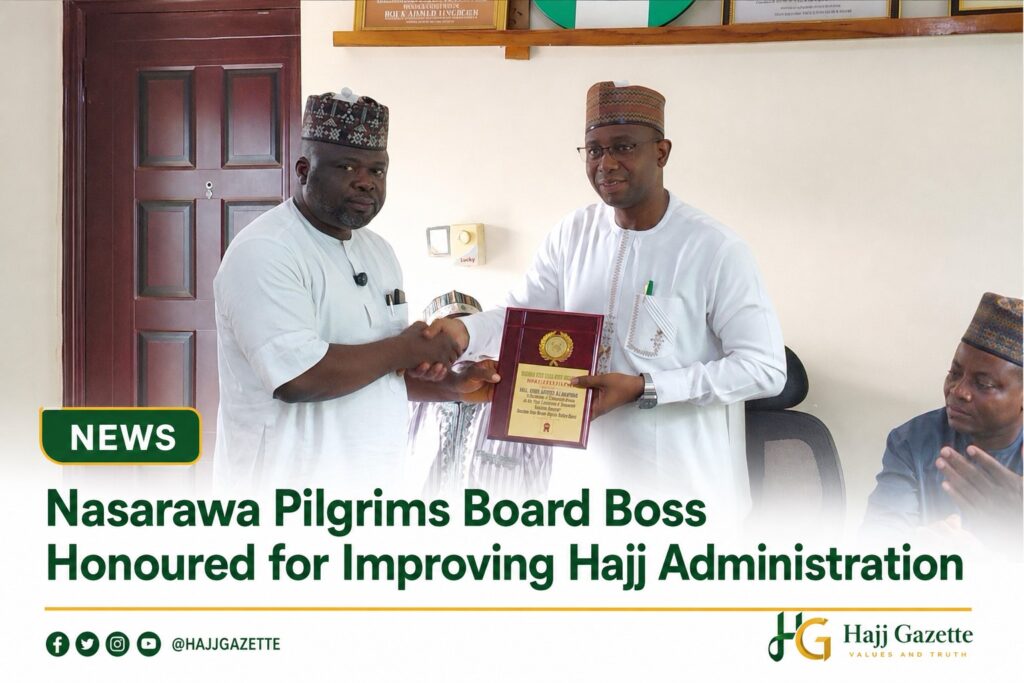 Nasarawa Pilgrims Board Boss Honoured for Improving Hajj Administration