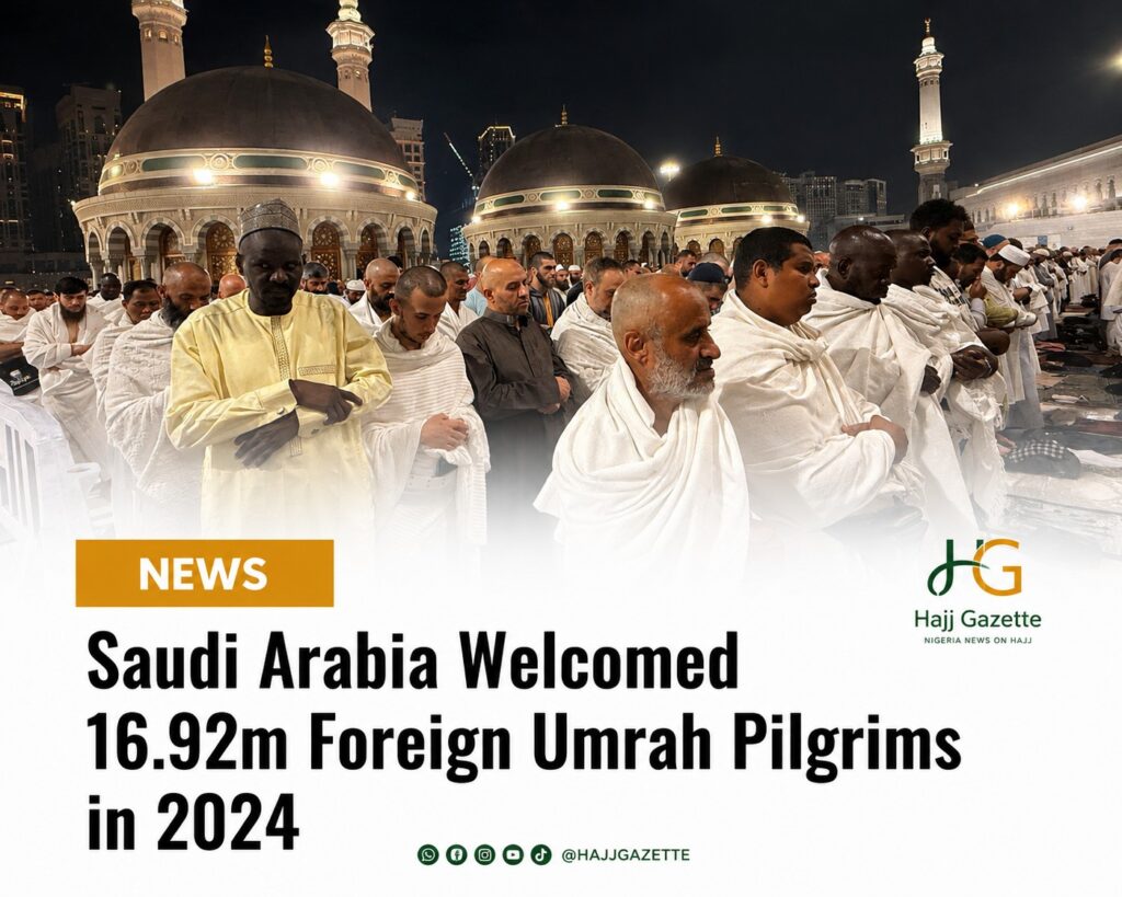 Saudi Arabia Welcomed 16.92m Foreign Umrah Pilgrims in 2024