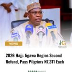 2026 Hajj: Jigawa Begins Second Refund, Pays Pilgrims N7,311 Each