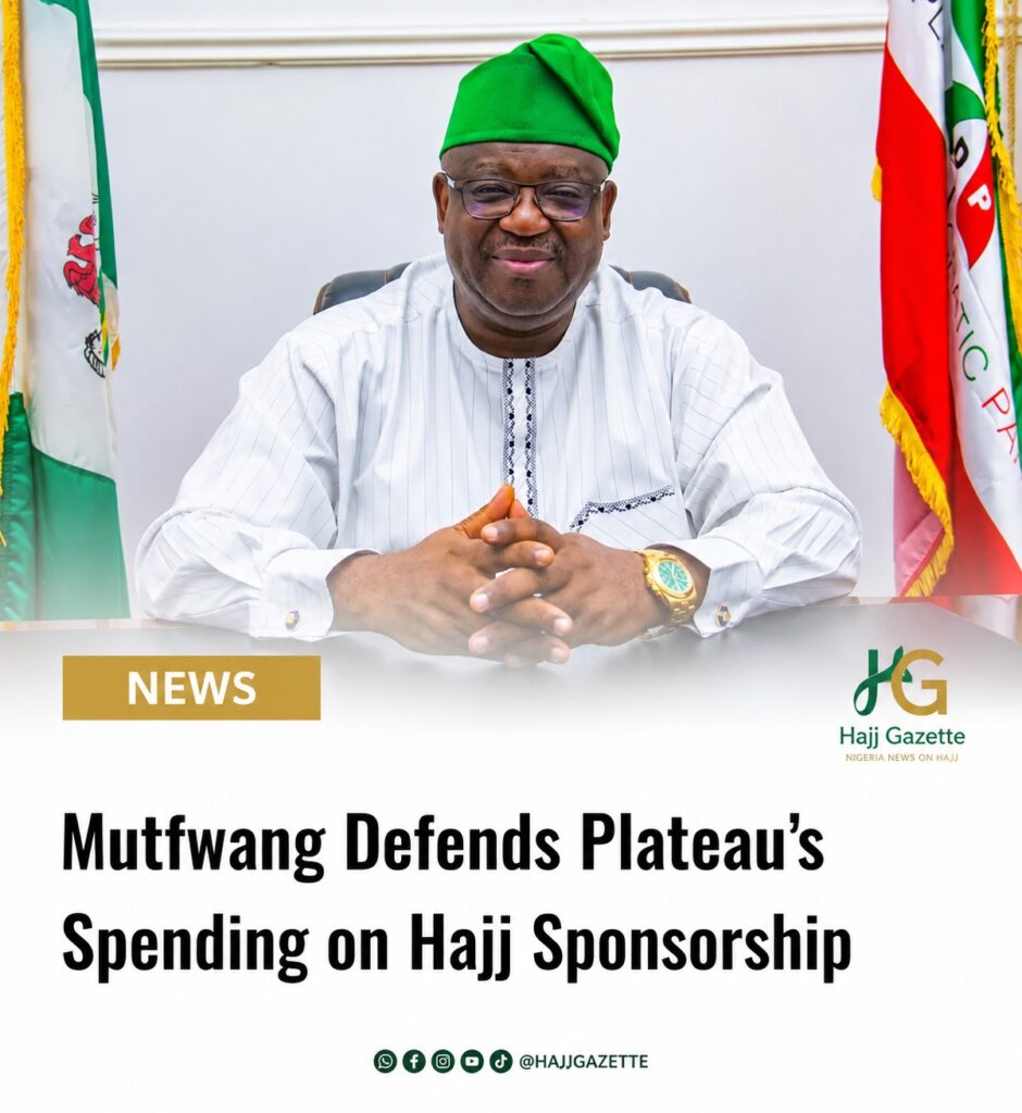 Mutfwang Defends Plateau’s Spending on Hajj Sponsorship